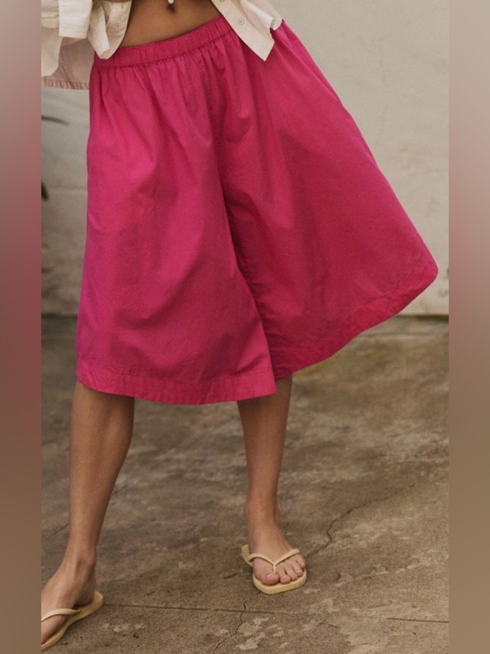 Free People Lucca Culotte Shorts, Size L